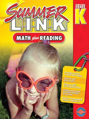 cover image of Math Plus Reading, Grades PK - K